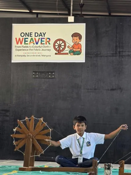 Spinning using Charkha