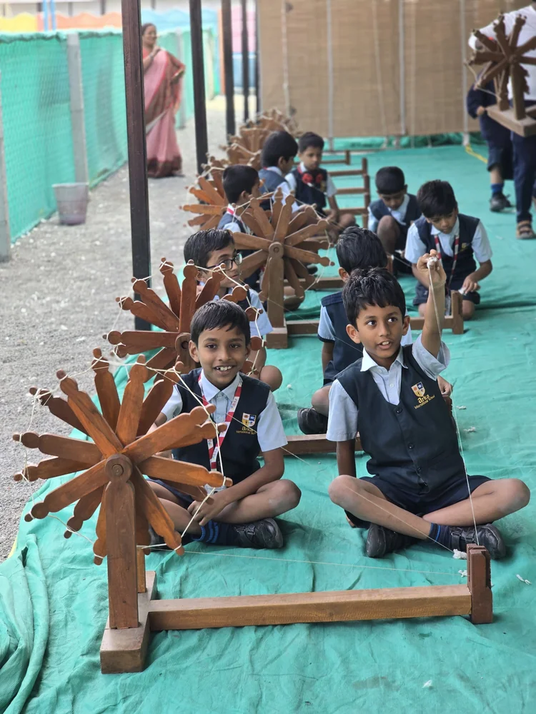 Spinning using Charkha
